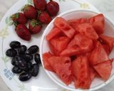 A picture of step 1 of Watermelon Delight.