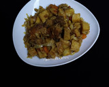A picture of step 8 of Yam with Veggies.
