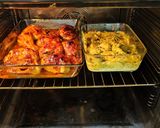 Une image de l'étape 6 de Poulet sauce barbecue et gratin de pomme de terre.