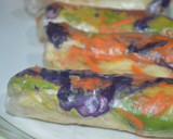 Foto del paso 7 de la receta: Rollitos de pollo y vegetales en papel de arroz