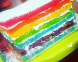 Foto langkah ke 8 dari resep Rainbow cake.