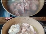 काश्मिरी यखनी पुलाव विथ  चिकन (kashmiri yakhni pulao with chicken recipe in marathi)