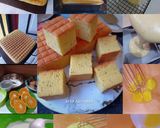 Foto langkah ke 5 dari resep ORANGE OGURA CAKE 🍊.