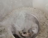 A picture of step 4 of Mint smoked buttermilk.