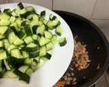 小黃瓜🥒炒絞肉的食譜步驟3照片