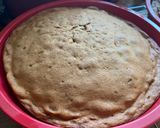 A picture of step 2 of Tommy's Hokey Pokey Cake.