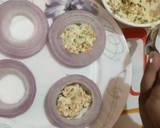 Crispy onion rings pakoda recipe step 1 photo