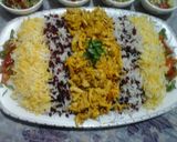 عکس مرحله 3 از دستور مرصع پلو با باقیمونده ی اکبر جوجه