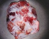 A picture of step 1 of Tikka mutton.