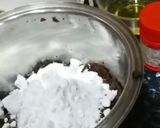 A picture of step 1 of Oreo chocolate cake.