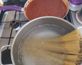 1947. Paradicsomos Sonkás Pestós Spagetti ! recept fázis 3 fotója