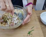 Foto del paso 4 de la receta: Ensalada de pasta con repollo y salsa de yogur