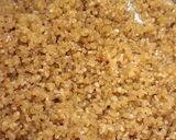 A picture of step 1 of Broken Wheat upma.