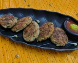 A picture of step 5 of Sprouted Mung Kabab.