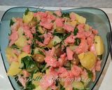 Foto del passaggio 4 della ricetta Insalata di patate e salmone 👩‍🍳❤️