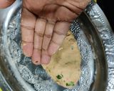 A picture of step 3 of Methi ke parathe.