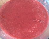 Une image de l'étape 2 de Confiture pêche framboise.