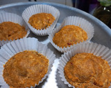 Foto del paso 4 de la receta: Muffins de zanahoria y calabaza. Apta bebés