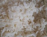 A picture of step 4 of Palak chickpea pulao.