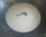 Foto langkah ke 1 dari resep Silky Custard Puding (Purin) pandan.