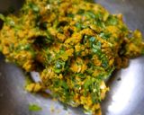A picture of step 4 of Palak methi muthiya.