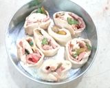 A picture of step 8 of Pizza Pinwheels.