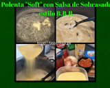 Foto del paso 4 de la receta: Polenta soft con salsa de sobrasada