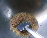 A picture of step 5 of Dal Palak.