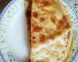 A picture of step 4 of Egg pancakes for breakfast.