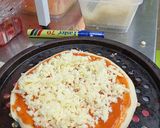 Gambar langkah 2 resipi Bulgogi Beef Nachos Pizza.