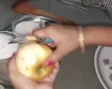 A picture of step 1 of #navratri.