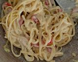 Foto langkah ke 6 dari resep Fettucine Carbonara.