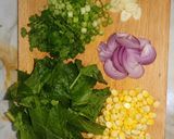 Foto langkah ke 1 dari resep Sayur Bayam dan Jagung Pipil.