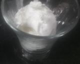 A picture of step 3 of Italian Affogato coffee dessert.