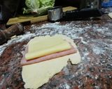 Foto del paso 3 de la receta: Pancitos rellenos en sartén sin levadura😲
