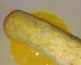 รูปขั้นตอนการทำที่ 4 ของ ขนมปังโรลไส้กรอกทอด (Deep-fried Sausage Bread Rolls)