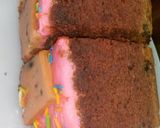 A picture of step 12 of Red velvet fondant cake.