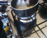 A picture of step 8 of Lasanga.