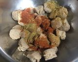A picture of step 2 of Raw Papaya curry.