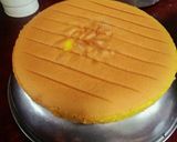 A picture of step 3 of Pandan Cake with Young Coconut Cream Sauce (Convection Oven).