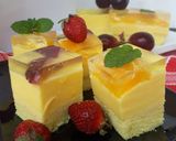 Foto langkah ke 8 dari resep Cake Puding Buah #Pekaninspirasi #PRramadhan_Takjil.