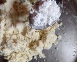 A picture of step 2 of Sandesh- Bengali special for poila Boishakh.