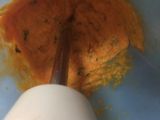 Spaghettis italianos con crema naranja