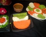 तिरंगा चीला(tiranga cheela recipe in hindi) रेसिपी चरण 7 फोटो