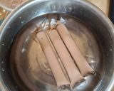 Foto langkah ke 6 dari resep Es Lilin Rasa Vanila Coklat.