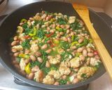 Pas rețetă Senapo con fagioli e salsicce 4 fotografie
