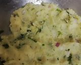 A picture of step 2 of Stuffed chicken n cheese crouqettes #CookpadRamadan.