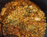 Foto del paso 6 de la receta: Lentejas con arroz y espinacas