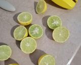 A picture of step 1 of Honey fruit chaat.