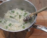 A picture of step 8 of Prawn and Asparagus Risotto.